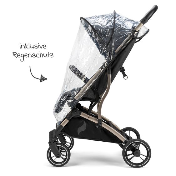 Osann Reisebuggy & Sportwagen Boogy bis 22 kg belastbar nur 6,8 kg leicht inkl. Adapter, Regenschutz & Transporttasche - Elegance