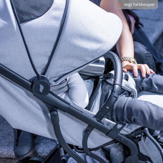 Osann Reisebuggy & Sportwagen Boogy bis 22 kg belastbar nur 6,8 kg leicht inkl. Adapter, Regenschutz & Transporttasche - Elegance
