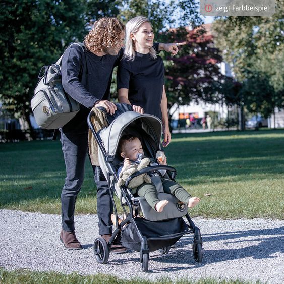 Osann Reisebuggy & Sportwagen Boogy bis 22 kg belastbar nur 6,8 kg leicht inkl. Adapter, Regenschutz & Transporttasche - Elegance