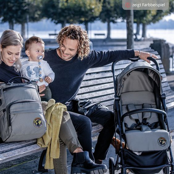 Osann Reisebuggy & Sportwagen Boogy bis 22 kg belastbar nur 6,8 kg leicht inkl. Adapter, Regenschutz & Transporttasche - Elegance
