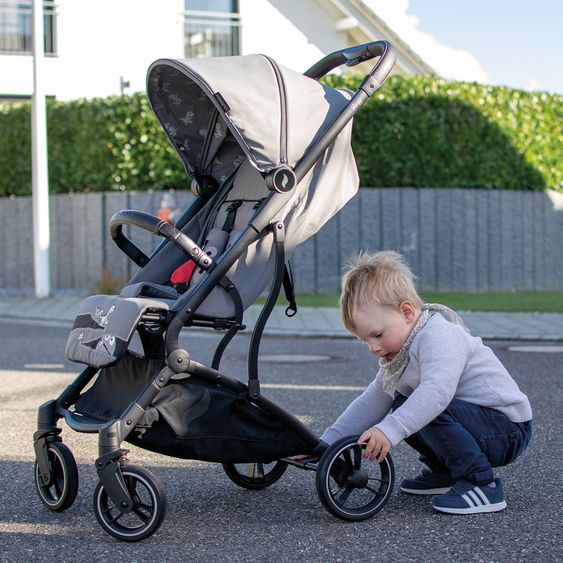 Osann Reisebuggy & Sportwagen Boogy bis 22 kg belastbar nur 6,8 kg leicht inkl. Adapter, Regenschutz & Transporttasche - Monster