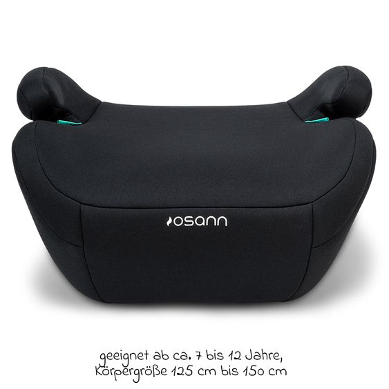 Osann Booster seat Up i-Size from 7 years - 12 years (125 cm - 150 cm) only 2.15 kg light - Black