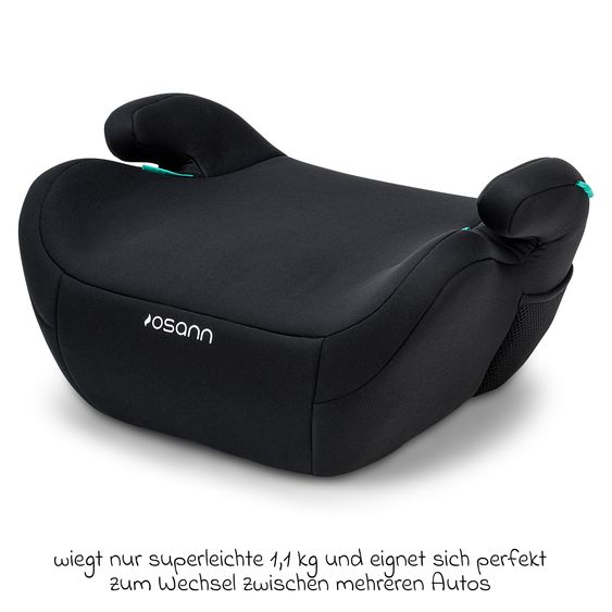 Osann Booster seat Up i-Size from 7 years - 12 years (125 cm - 150 cm) only 2.15 kg light - Black