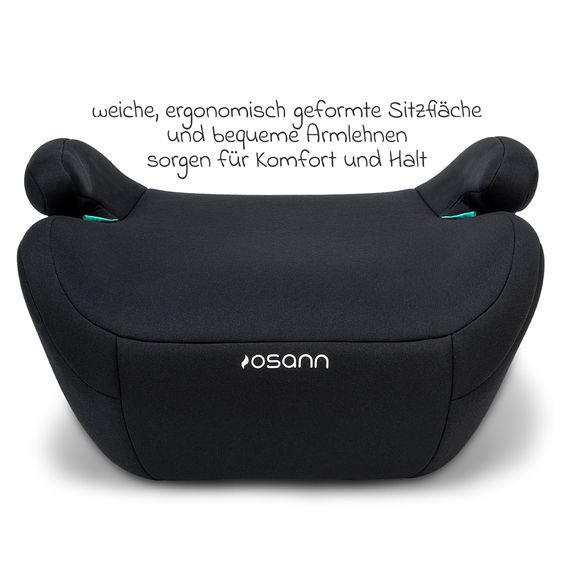 Osann Booster seat Up i-Size from 7 years - 12 years (125 cm - 150 cm) only 2.15 kg light - Black