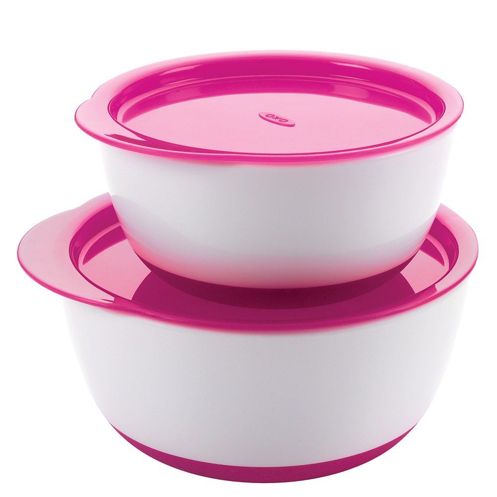 OXO mini 2-tlg. Schalen-Set groß & klein - Himbeere