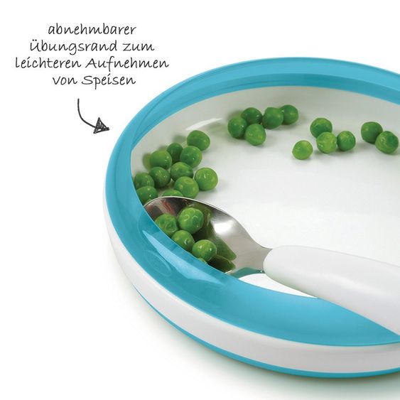 OXO mini Esslern-Teller - Aqua