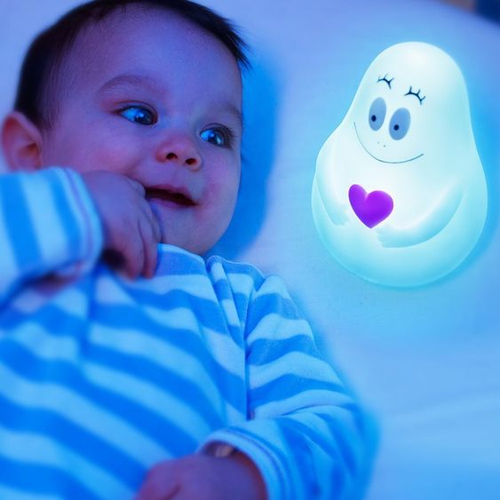 Pabobo LED-Nachtlicht Lumilove Barbapapa mit USB-Anschluss - Blau