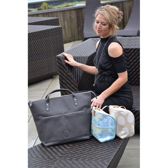PacaPod Wickeltasche - Saunton - Pewter
