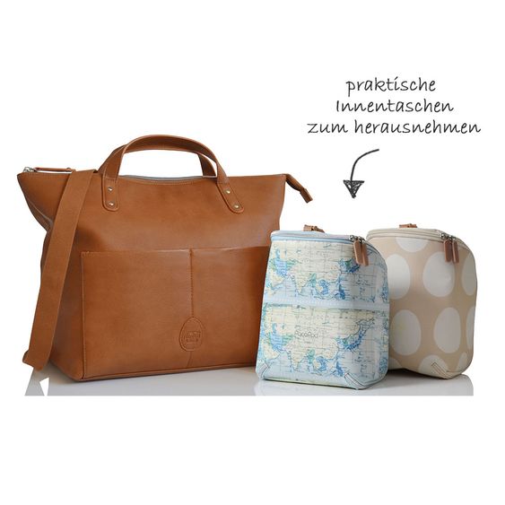 PacaPod Wickeltasche - Saunton - Tan
