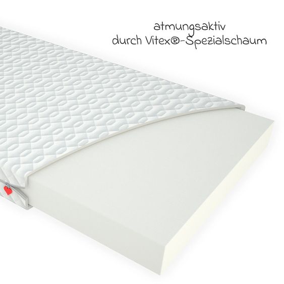 Paradies Babybett-Matratze Alexia 70 x 140 cm