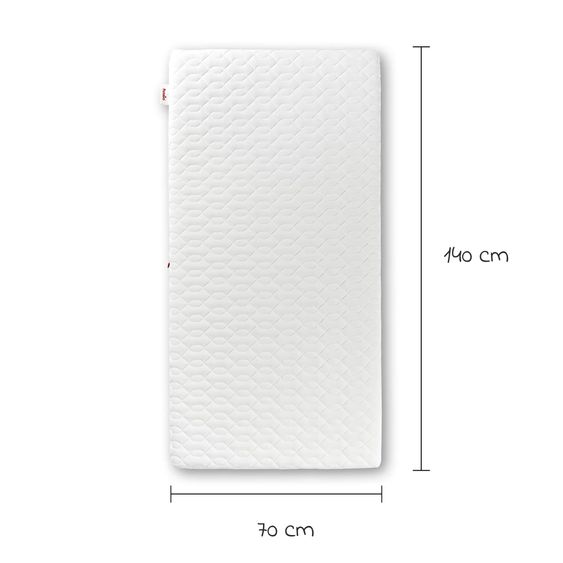 Paradies Babybett-Matratze Alexia 70 x 140 cm