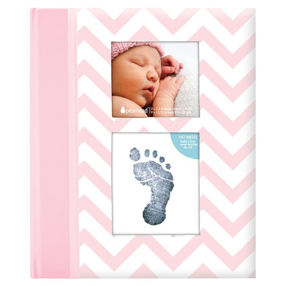 Pearhead Babyalbum - Chevron Pink