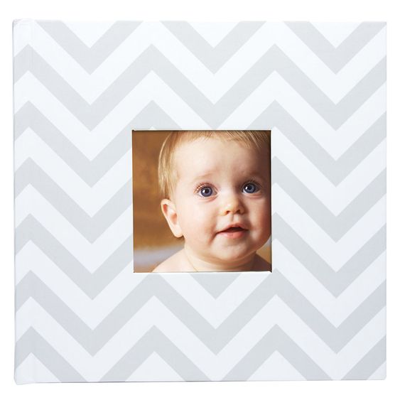Pearhead Fotoalbum - Chevron Gray