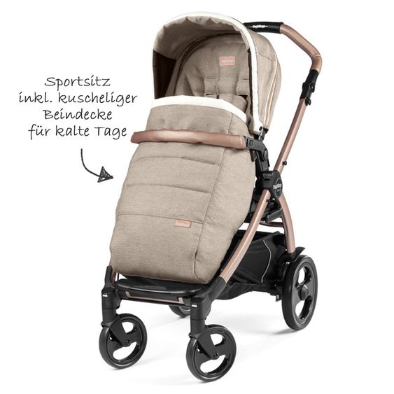 Peg Perego 4in1 Kinderwagen-Set Book 51 inkl. Babywanne Culla Elite & Babyschale Primo Viaggio SL - Mon Amour Elite Modular