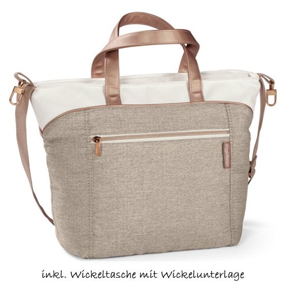 Peg Perego 4in1 Kinderwagen-Set Book 51 inkl. Babywanne Culla Elite & Babyschale Primo Viaggio SL - Mon Amour Elite Modular