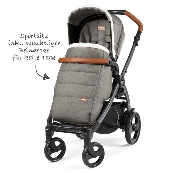Peg Perego 4in1 Kinderwagen-Set Book 51 inkl. Babywanne Culla Elite & Babyschale Primo Viaggio SL - Polo Elite Modular