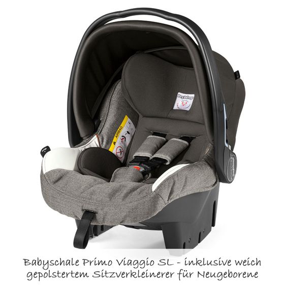 Peg Perego 4in1 Kinderwagen-Set Book 51 inkl. Babywanne Culla Elite & Babyschale Primo Viaggio SL - Polo Elite Modular