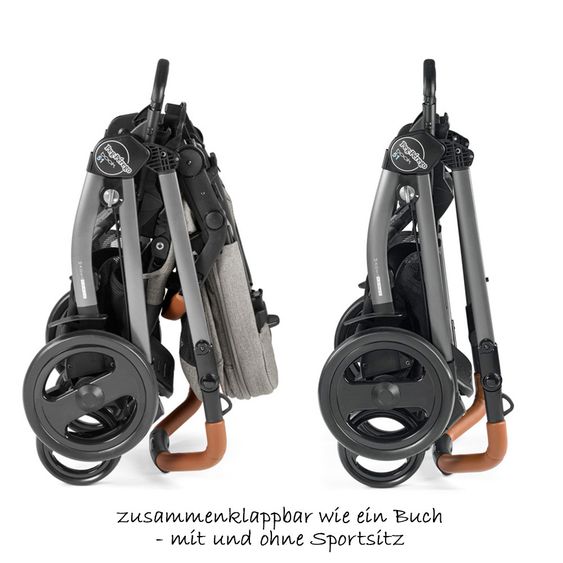Peg Perego 4in1 Kinderwagen-Set Book 51 inkl. Babywanne Culla Elite & Babyschale Primo Viaggio SL - Polo Elite Modular