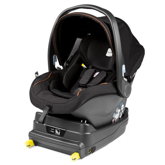 Peg Perego Babyschale Primo Viaggio i-Size inkl. i-Size-Basis - Ebony