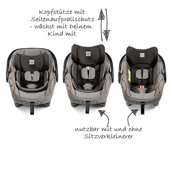 Peg Perego Babyschale Primo Viaggio i-Size inkl. i-Size-Basis - Polo
