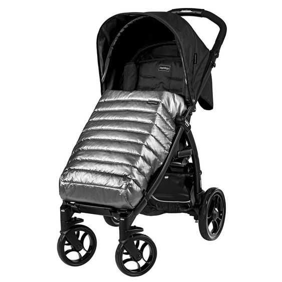 Peg Perego Beindecke für Booklet /Pliko Mini - Silber Grau