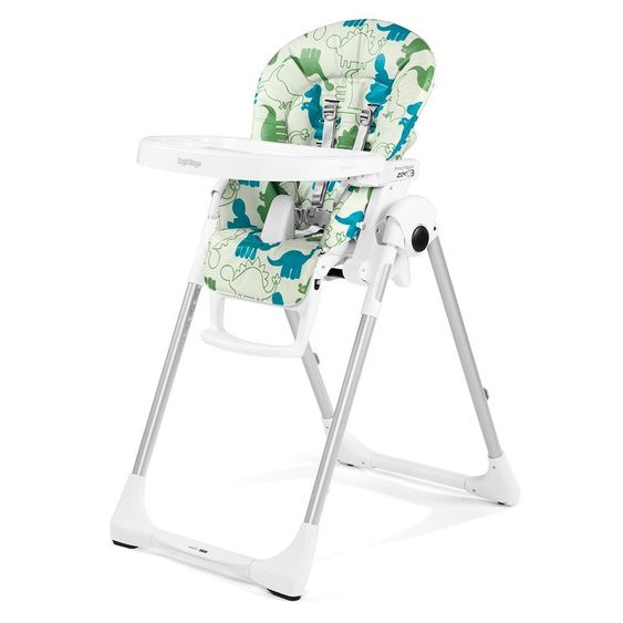Peg Perego Hochstuhl Prima Pappa Zero3 - Dino Park Bianco