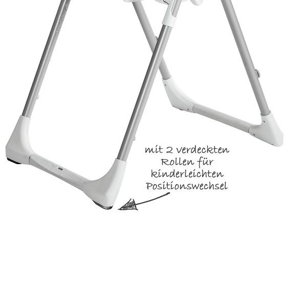 Peg Perego Seggiolone Prima Pappa Zero3 - Ecopelle Orso Crema