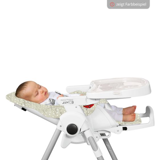 Peg Perego Seggiolone Prima Pappa Zero3 - Ecopelle Orso Crema