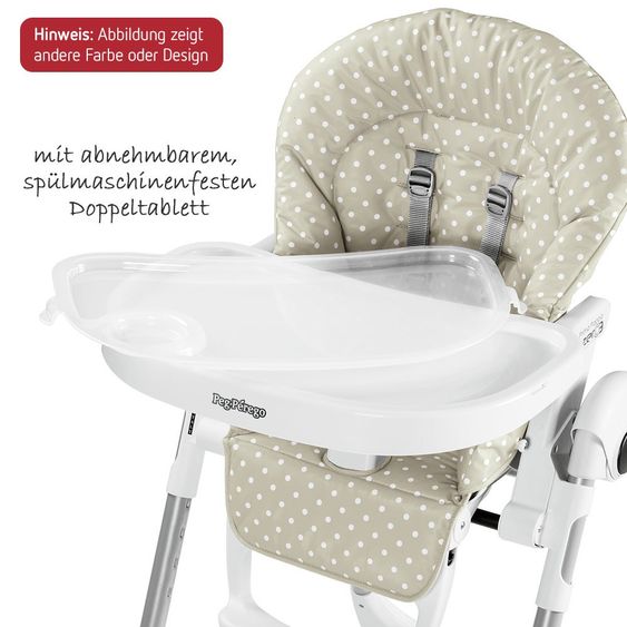 Peg Perego Hochstuhl Prima Pappa Zero3 - Lederimitat  Mela