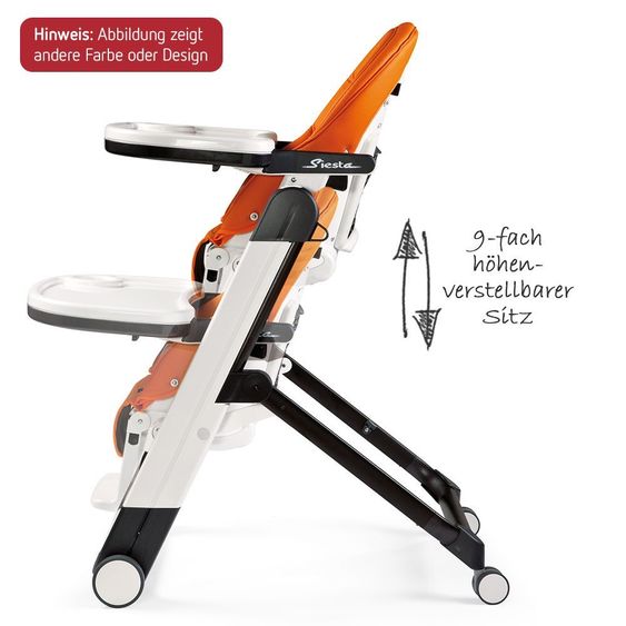 Peg Perego Hochstuhl Siesta - Lederimitat Ice