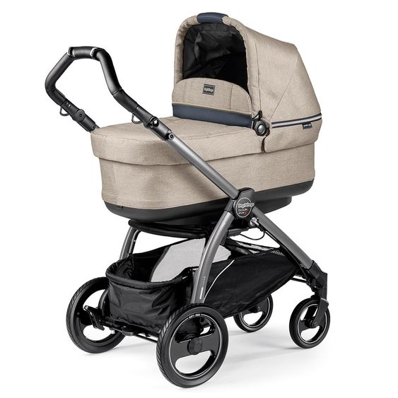 Peg Perego Kinderwagen-Set Book S Pop-Up Modular Gestell Jet - Luxe Beige