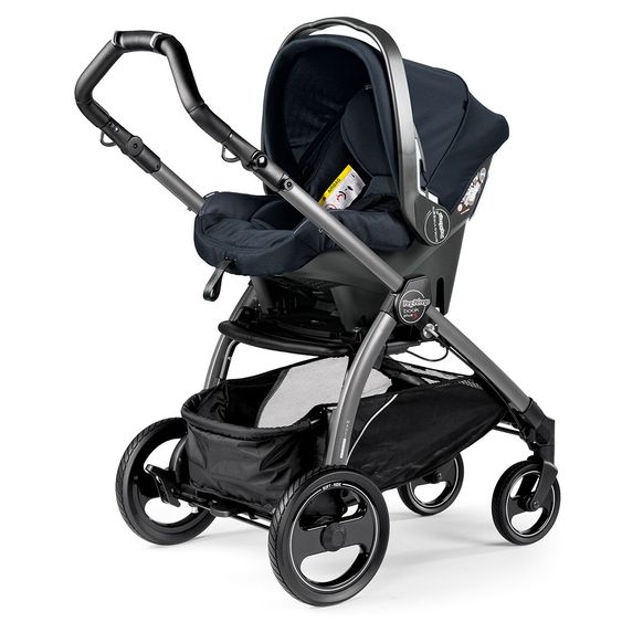 Peg Perego Kinderwagen-Set Book S Pop-Up Modular Gestell Jet - Luxe Bluenight