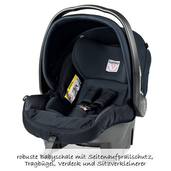 Peg Perego Kinderwagen-Set Book S Pop-Up Modular Gestell Jet - Luxe Bluenight