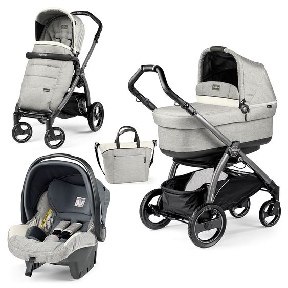 Peg Perego Set passeggino Book S Pop-Up Modular Frame Jet - Luxe Opal