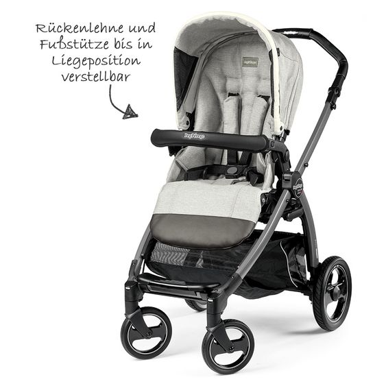Peg Perego Set passeggino Book S Pop-Up Modular Frame Jet - Luxe Opal