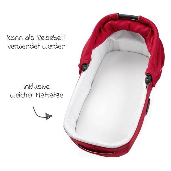 Peg Perego Navicella Culla Grande - Red Shine