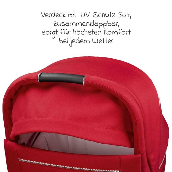 Peg Perego Navicella Culla Grande - Red Shine