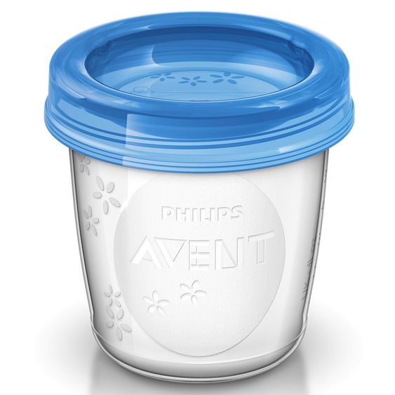 Philips Avent 10-tlg. Mehrwegbecher-Set für Muttermilch SCF619/05