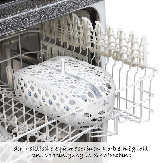 Philips Avent 12-tlg. Starter-Set inkl. Dampfsterilisator 4-in-1 - PP-Flaschen - Flaschenbürste - Schnuller + Gratis Abtropfständer