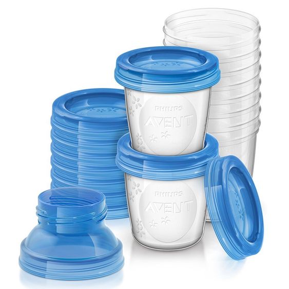 Philips Avent 22-tlg. Mehrwegbecher-Set für Muttermilch SCF618/10