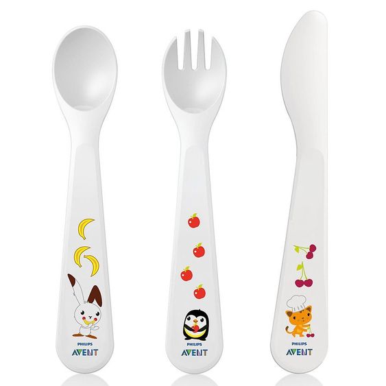 Philips Avent 3-tlg. Besteck-Set - SCF714/00 - verschiedene Designs