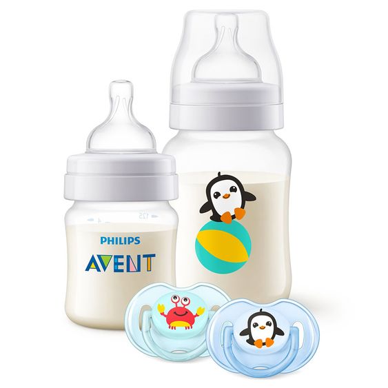 Philips Avent 4-tlg. Geschenk-Set Klassik+ Sea - SCD374/01