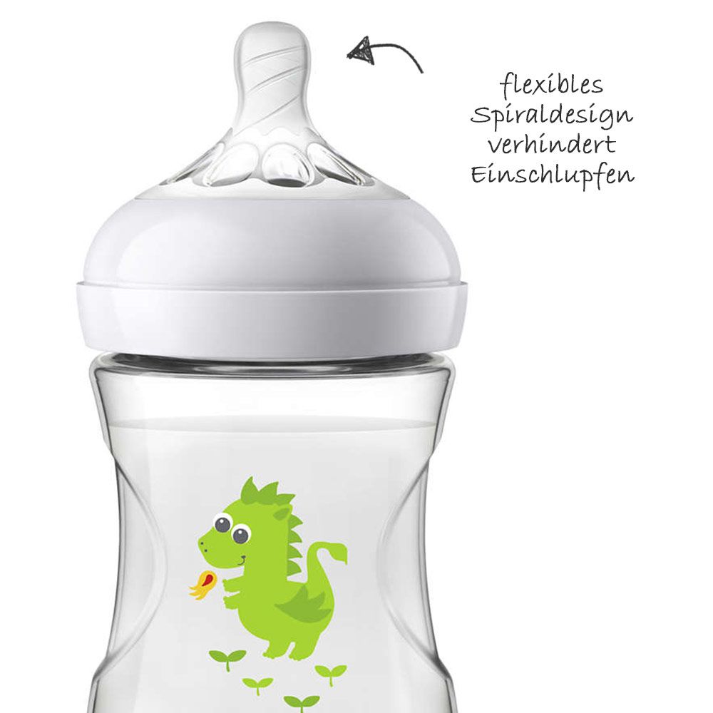 Philips Avent 4-tlg. Geschenk-Set Naturnah Drache - SCD287/24