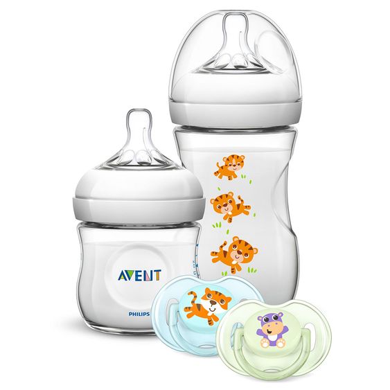 Philips Avent 4-tlg. Geschenk-Set Naturnah Safari - SCD289/01