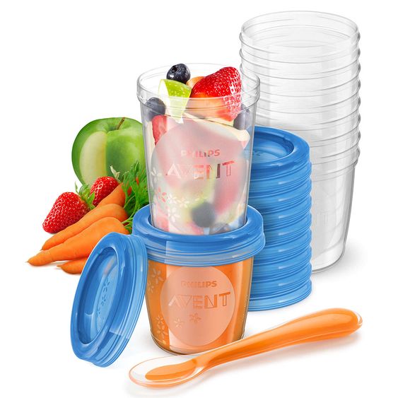 Philips Avent 41-tlg. Nahrungs-Mehrwegbecher-Set SCF721/20