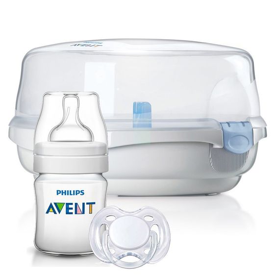 Philips Avent Set di sterilizzatori a vapore per microonde da 5 pezzi SCF282/22