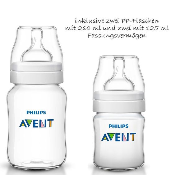 Philips Avent 6-tlg. PP-Flaschen-Set Klassik+ SCD371/00