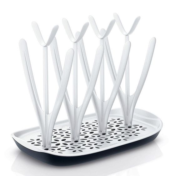 Philips Avent 9-tlg. Starter-Set inkl. Dampfsterilisator 2-in-1 + Abtropfständer + 5 PP-Flaschen + Flaschenbürste + Schnuller