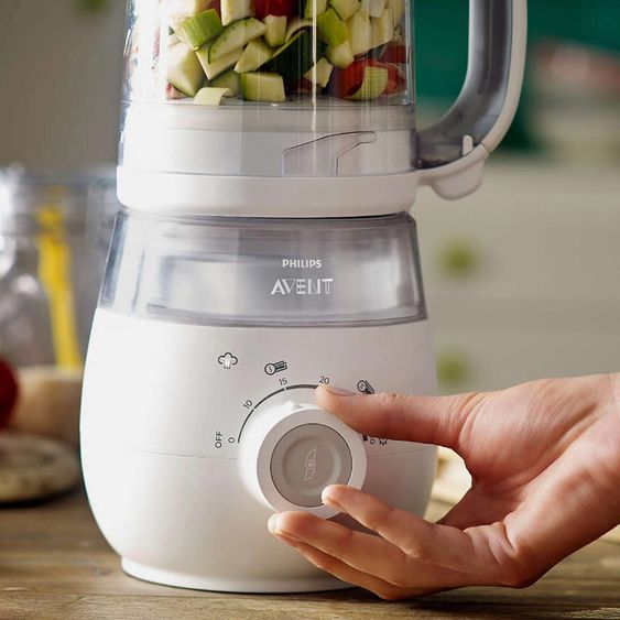 Philips Avent Babynahrungszubereiter 4 in 1 SCF875/02 + Gratis Mehrwegbecher für Babynahrung