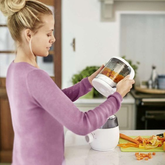 Philips Avent Babynahrungszubereiter 4 in 1 SCF875/02 + Gratis Mehrwegbecher für Babynahrung